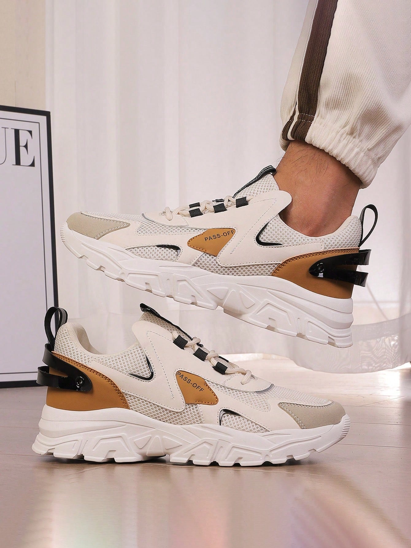 2024 New Spring Men's Shoes, Trendy Teenagers' Casual Sports Running 'Chunky Sneakers', Versatile INS Fashion Shoes