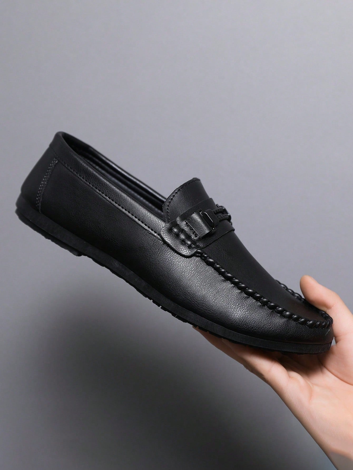 2024 Spring Business Formal Korean Version Men's Soft Bottom Slip-On Loafers (Note: Loafer Sizes Run Small, Large-Footed Individuals Are Advised To Order One Size Up)