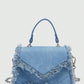 1pc Women Fashion Fringed Small Square Bag, Versatile Chain Shoulder Bag, Ladies Crossbody Bag, Stylish Trendy Lightweight Casual Handbag