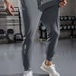 Men's Sports Ice Pants Summer Thin Straight Leg-Binding Casual Pants