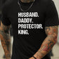 Men's Summer Casual Round Neck Short Sleeve T-Shirt With Slogan Print