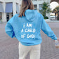 EZwear Regular Style Letter Printed Hooded Long Sleeve Sweatshirt