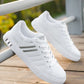 Men's Casual Sneakers 2024 New Breathable Sports Shoes, Korean Style Low-Top Flat Bottom White Shoes, All-Match