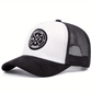 1pc Simple Casual Adjustable Mesh Duckbill Baseball Cap With Embroidered Logo