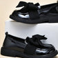 Girls' Black Soft-Sole Shoes, British Style Princess Shoes For Children, Performance