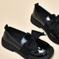 Girls' Black Soft-Sole Shoes, British Style Princess Shoes For Children, Performance