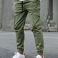 Men's New Multi-Pocket Cargo Pants, Ankle Cuff Casual Outdoor Trousers