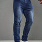 Manfinity Homme Men's Casual Straight-Leg Jeans With Pockets