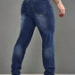 Manfinity Homme Men's Casual Straight-Leg Jeans With Pockets