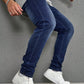 Manfinity Homme Men's Casual Straight-Leg Jeans With Pockets