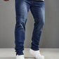 Manfinity Homme Men's Casual Straight-Leg Jeans With Pockets