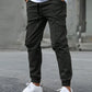 Men's New Multi-Pocket Cargo Pants, Ankle Cuff Casual Outdoor Trousers