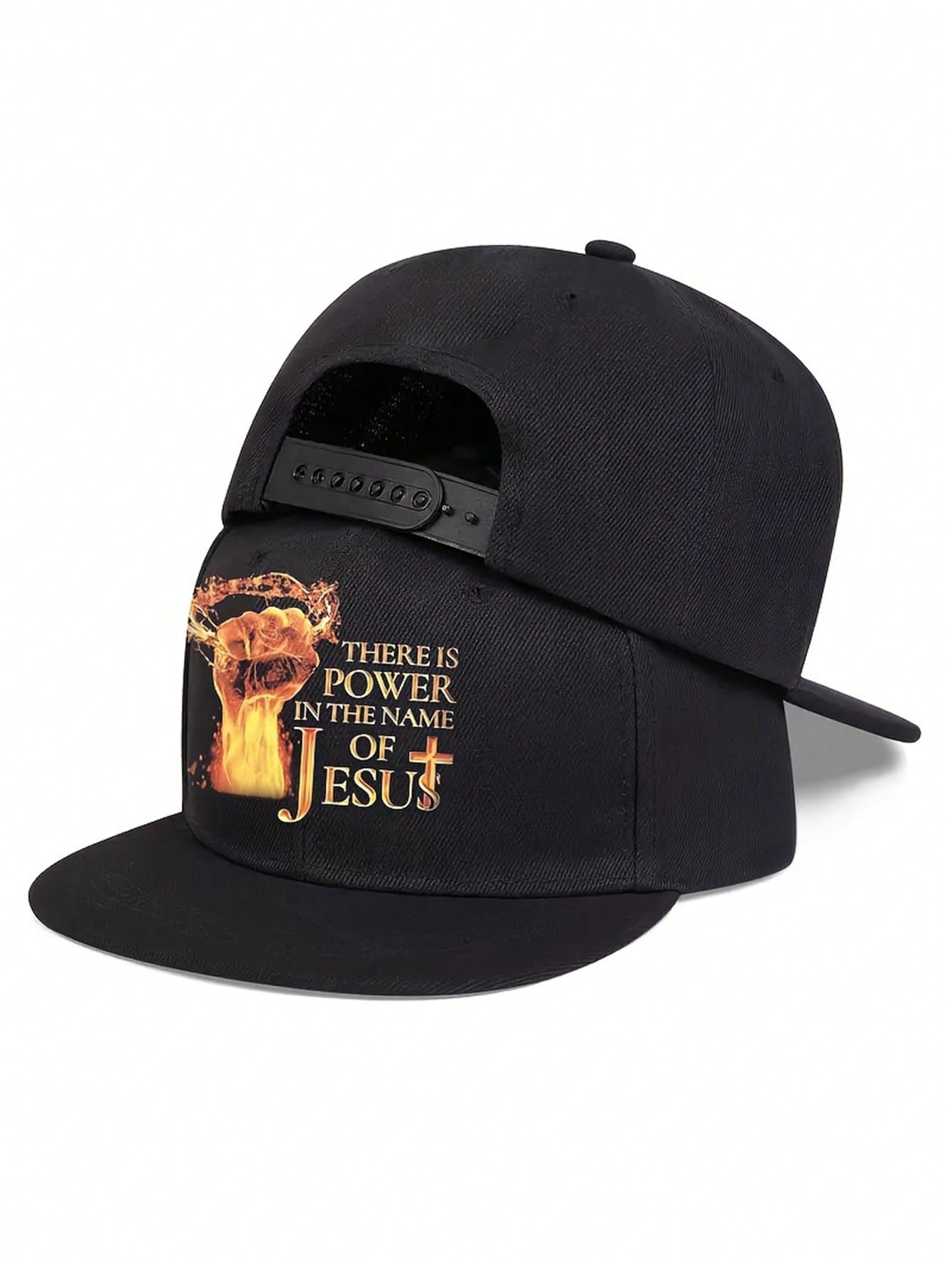 1pc Unisex Jesus Disciple Slogan Letter Printed Hip-Hop Cap, Streetwear Outdoor Sports Baseball Cap With Adjustable Strap Halloween