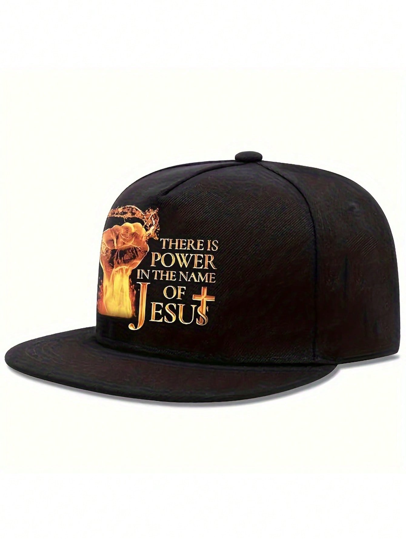 1pc Unisex Jesus Disciple Slogan Letter Printed Hip-Hop Cap, Streetwear Outdoor Sports Baseball Cap With Adjustable Strap Halloween