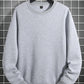 Manfinity Hypemode Loose Men's Solid Color Round Neck Sweatshirt