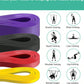 1pc/3pcs Portable Fitness Elastic Band For Strength Training, Yoga, Stretching