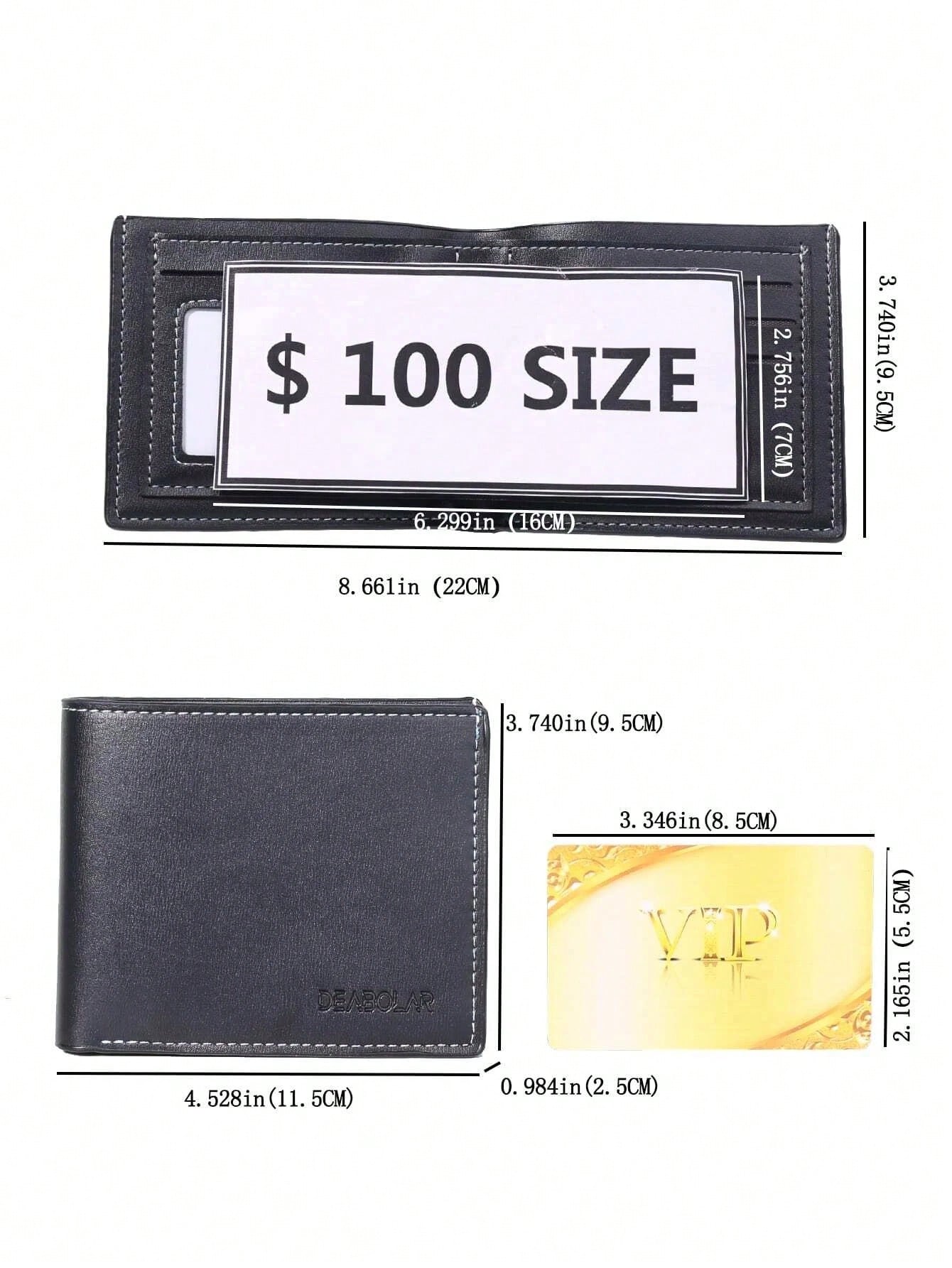 1pc Men's Short Casual PU Leather Wallet With Multi-Card Slots And High Capacity, Gift For Thanksgiving/Christmas