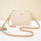 New Spring/Summer Straw Woven Trendy Women's Bag, Wholesale All-Match Crossbody Shoulder Bag, Sweet Small Square Bag