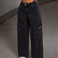 PETITE Flap Pocket Side Cargo Jeans