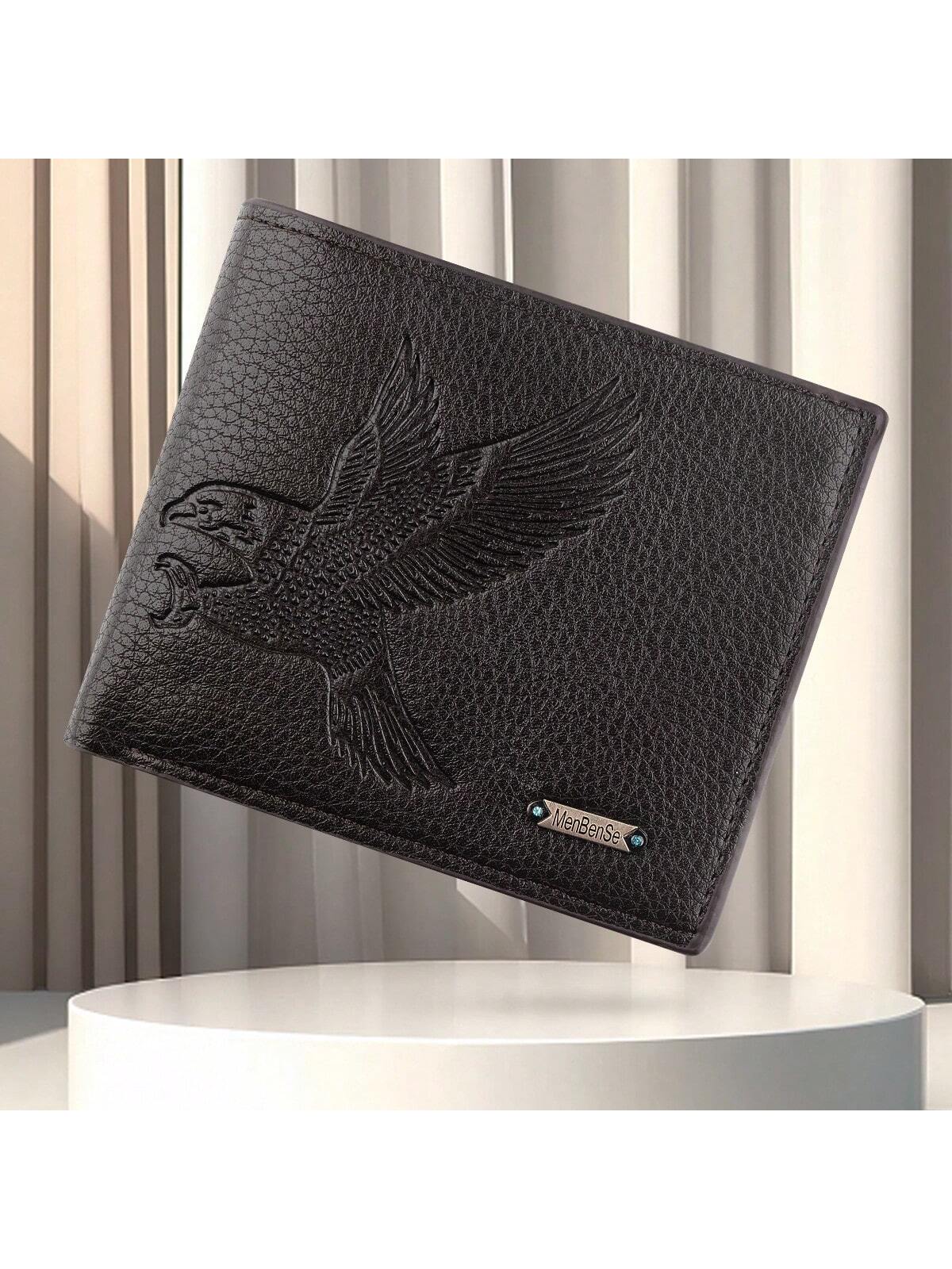 New Fashion Men's Wallet Large Capacity Coin Wallet Multi-Slot Card Bag With Zipper Coin Bag Money Clip Thanksgiving Birthday Gift