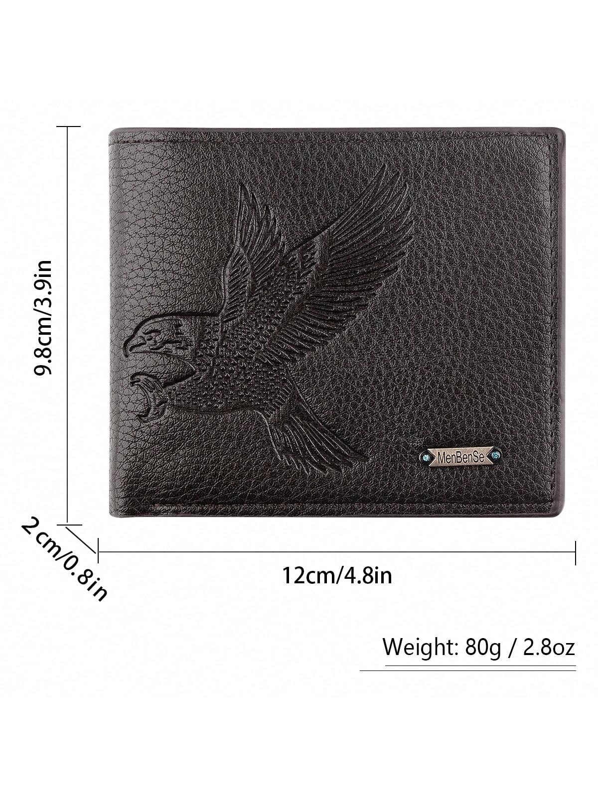 New Fashion Men's Wallet Large Capacity Coin Wallet Multi-Slot Card Bag With Zipper Coin Bag Money Clip Thanksgiving Birthday Gift