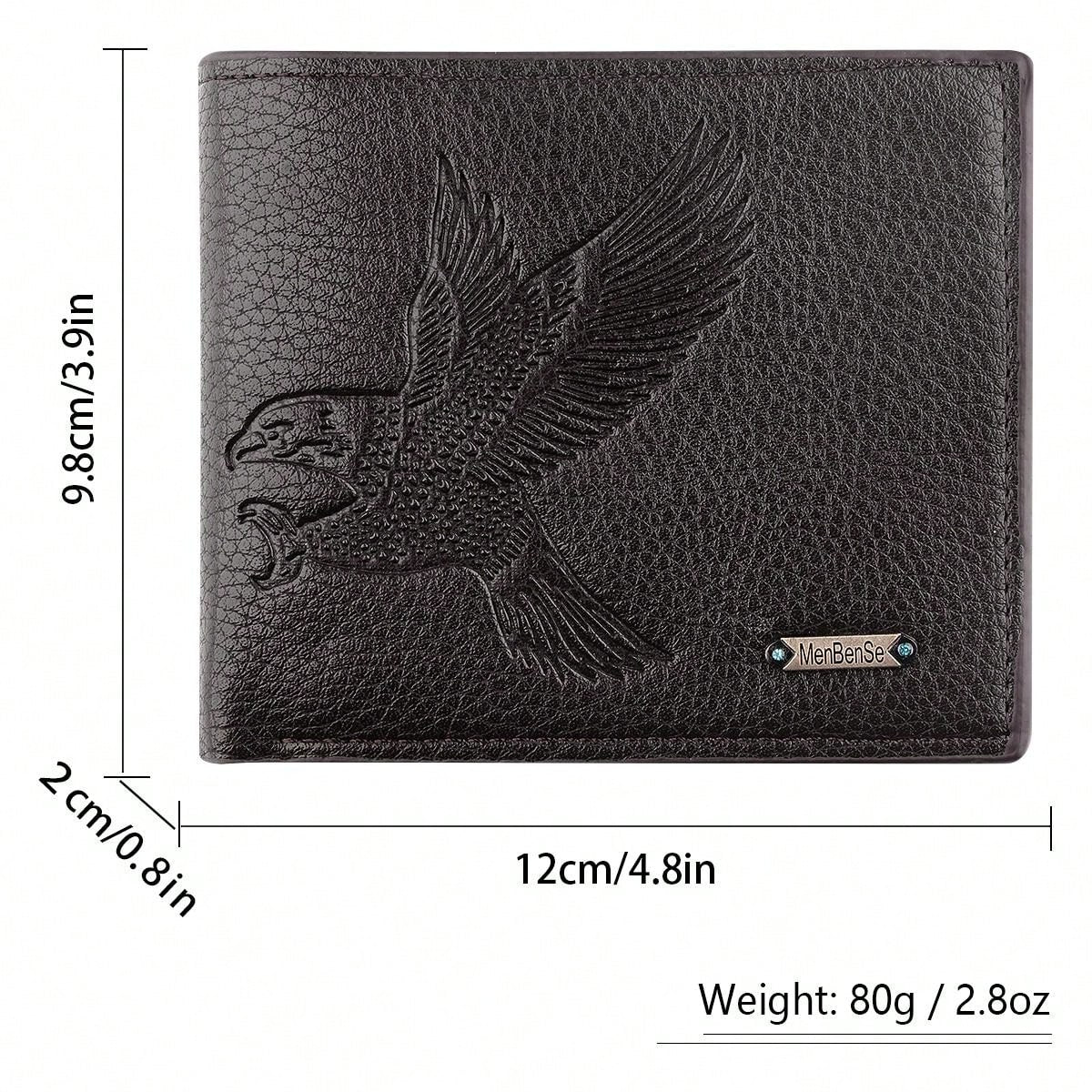 New Fashion Men's Wallet Large Capacity Coin Wallet Multi-Slot Card Bag With Zipper Coin Bag Money Clip Thanksgiving Birthday Gift