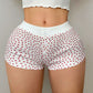 Sweetina Women Heart Print Booty Shorts For Daily