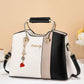 Ladies Crossbody Bag With Letter Pattern Pendant Decoration, Shoulder Handheld