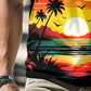 Manfinity RSRT Men Tropical Print Tank Top For Summer