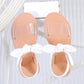 1 Pair Girls' Breathable Open-Toe Flat Sandals With Hook And Loop Straps, Suitable For Summer