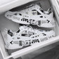 Men Letter Graphic Lace-Up Front Chunky Sneakers, Sport Outdoor Sneakers