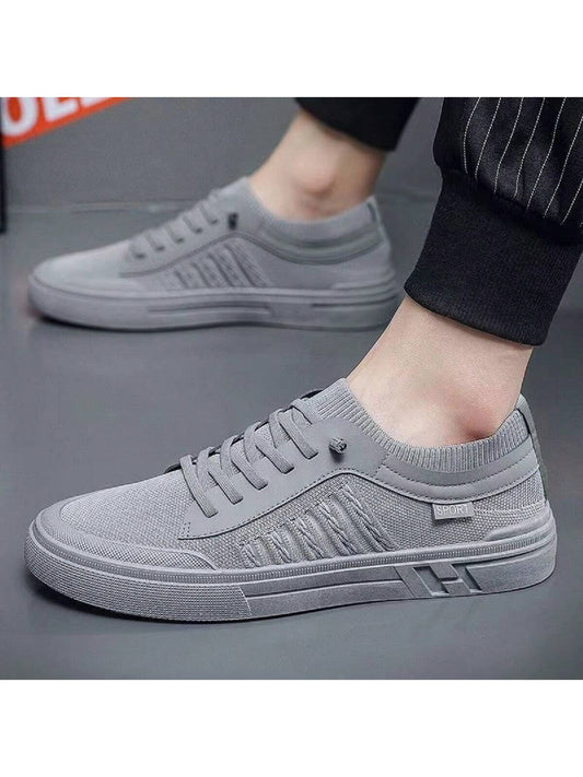 Men Slip-On Mesh Sport Shoes Low-Cut Comfortable Casual Sneakers Fashionable Lightweight Running Shoes Non-Slip Breathable Jogging Shoes