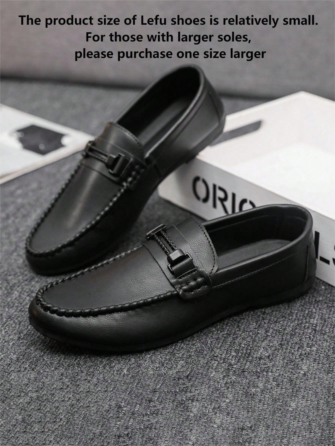 2024 Spring Business Formal Korean Version Men's Soft Bottom Slip-On Loafers (Note: Loafer Sizes Run Small, Large-Footed Individuals Are Advised To Order One Size Up)