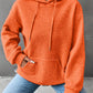 Solid Color Plus Size Women's Hoodie, Autumn New Fashion Loose And Simple Top