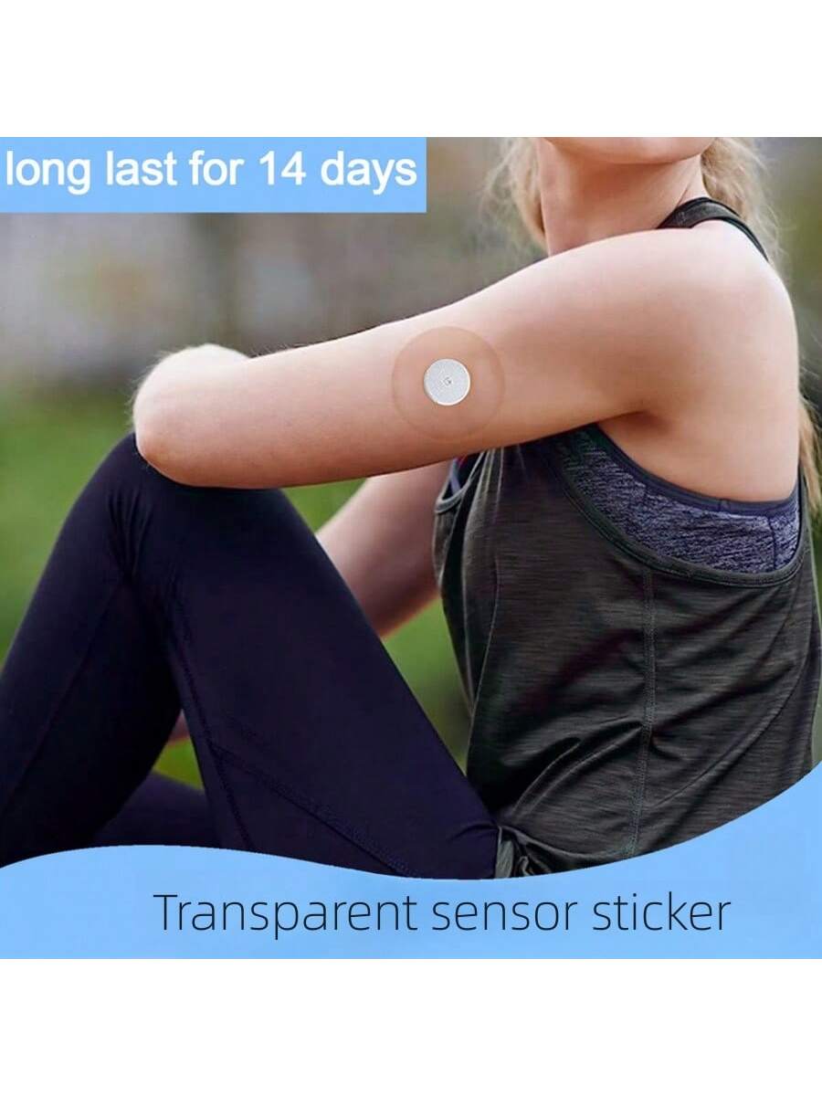 20pcs Waterproof Sweatproof Invisible Sensor Adhesive Sensor Patches For Sports, Transparent