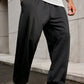 Manfinity CasualMax Men's Plus Size Simple Solid Color Daily Boxer Shorts ,Stacked Sweatpants