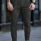 Manfinity Homme Men's Solid Color Simple Daily Dress Pants