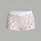 Sweetina Women Heart Print Booty Shorts For Daily