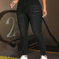 EZwear Plus Size Stylish Cat Whisker Skinny Jeans For Daily Outfit