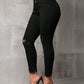 SXY Ladies' Solid Color Simple Daily Wear Denim Long Pants