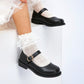 Child's Fashionable Lolita Bowknot School Princess Style Flat Shoes For Girls