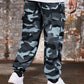 Manfinity Roughcore Plus Size Men's Camo Print Pocket Pants