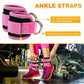 (1 Pair)Ankle Strap For Cable Machine - Fitness Ankle Straps-One Size Fit With Premium Padding, Glute Kickback Ankle Strap, Ankle Cable Straps For Workout, Booty Workout, Leg Extension, Hip Abductors