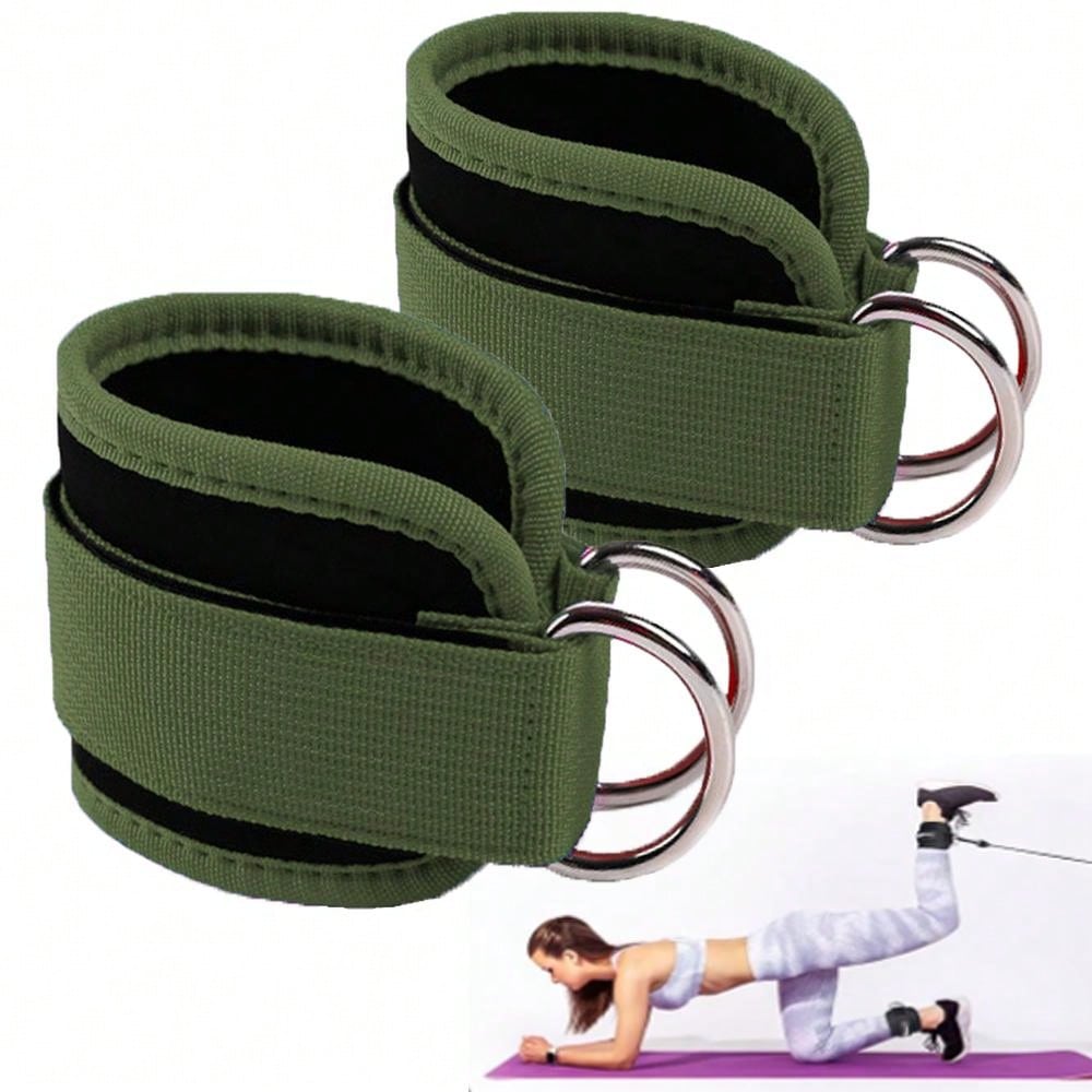 (1 Pair)Ankle Strap For Cable Machine - Fitness Ankle Straps-One Size Fit With Premium Padding, Glute Kickback Ankle Strap, Ankle Cable Straps For Workout, Booty Workout, Leg Extension, Hip Abductors