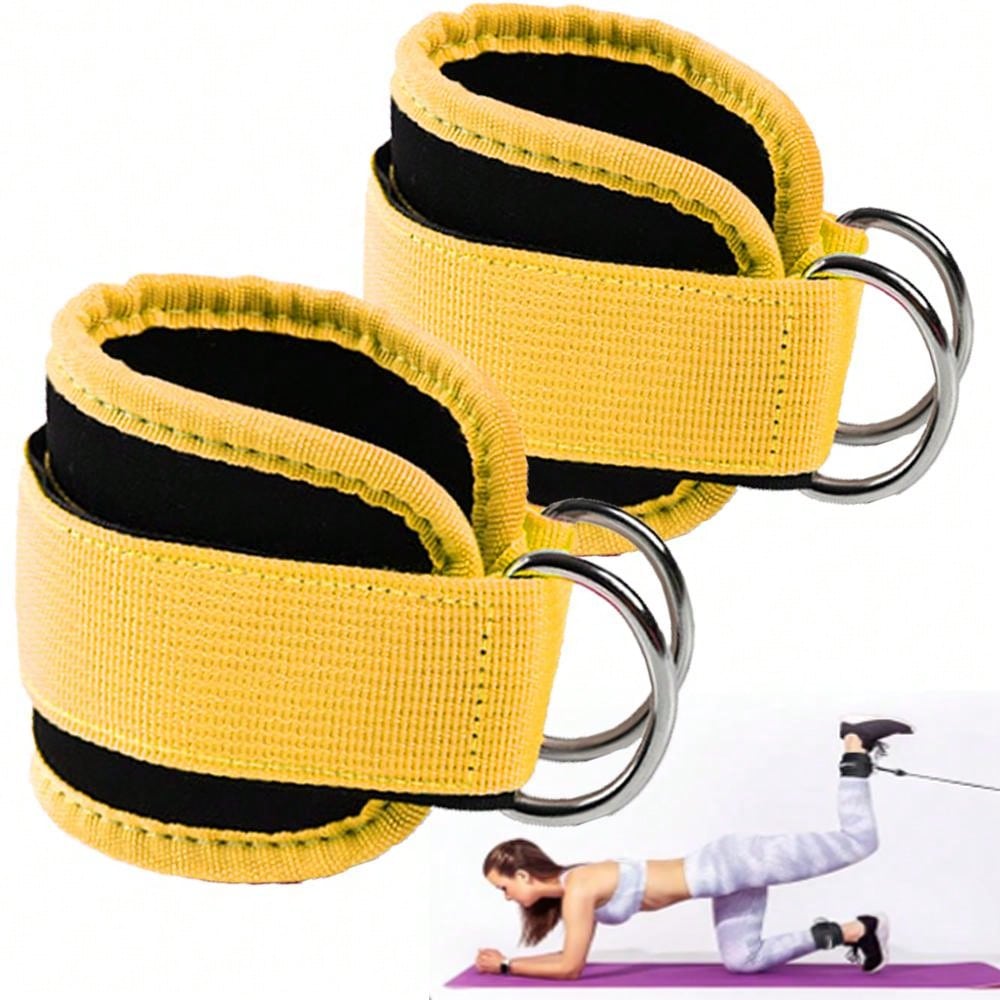 (1 Pair)Ankle Strap For Cable Machine - Fitness Ankle Straps-One Size Fit With Premium Padding, Glute Kickback Ankle Strap, Ankle Cable Straps For Workout, Booty Workout, Leg Extension, Hip Abductors