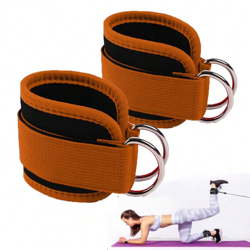 (1 Pair)Ankle Strap For Cable Machine - Fitness Ankle Straps-One Size Fit With Premium Padding, Glute Kickback Ankle Strap, Ankle Cable Straps For Workout, Booty Workout, Leg Extension, Hip Abductors