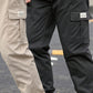 2pcs/Set Autumn New Men's Casual Elastic Waist Cargo Pants