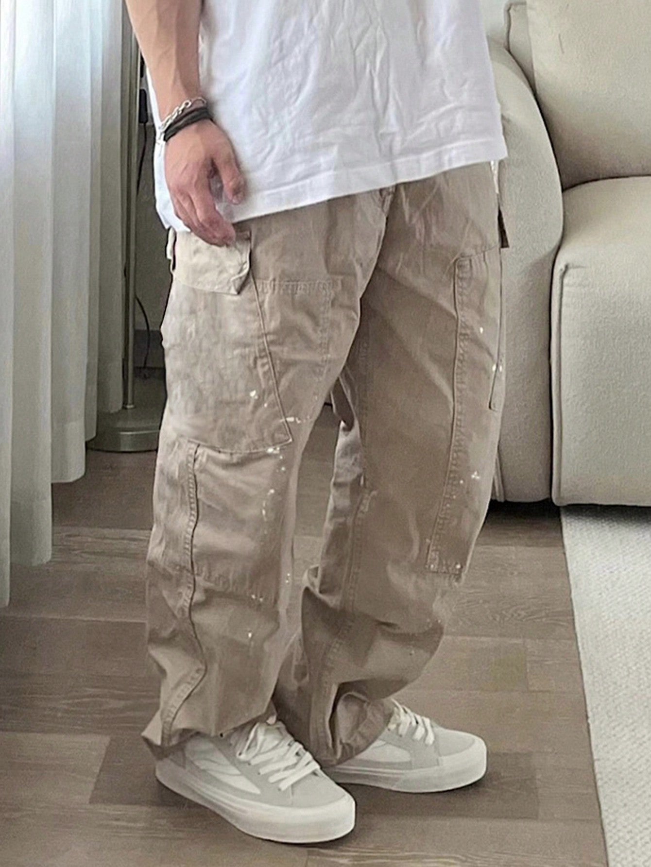 Manfinity Hypemode Men Casual Straight-Leg Cargo Pants