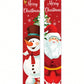 2pcs/Set New Santa And Christmas Snowman Designs Door Curtains, Banner Couplets Perfect For Decorating Family Christmas Party,Christmas