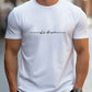 Manfinity Homme Men's Summer Letter Printed Round Neck Casual Short Sleeve T-Shirt